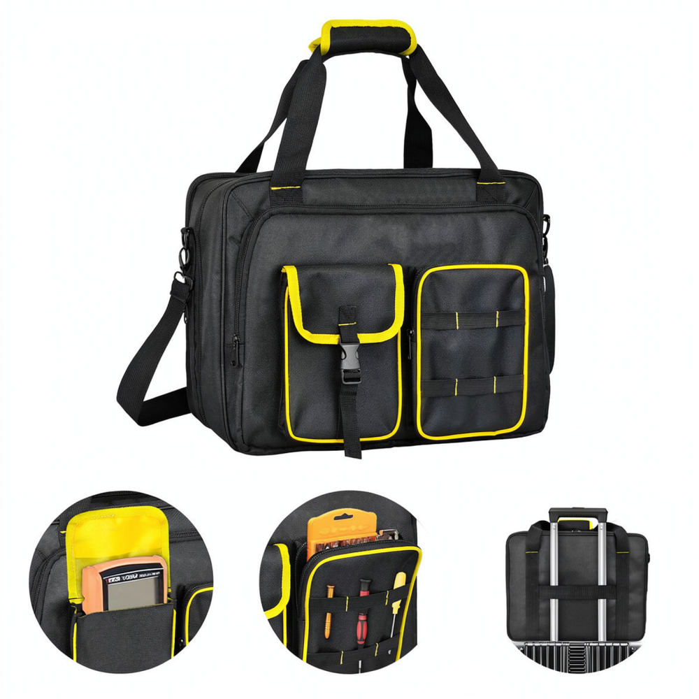 Heavy Equipment Electrician - Borsa porta attrezzi in tessuto Oxford