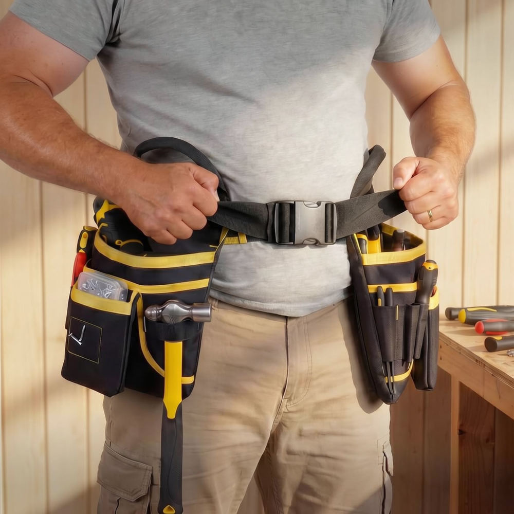 Heavy Equipment Electrician - Borsa da cintura multiuso, realizzata in