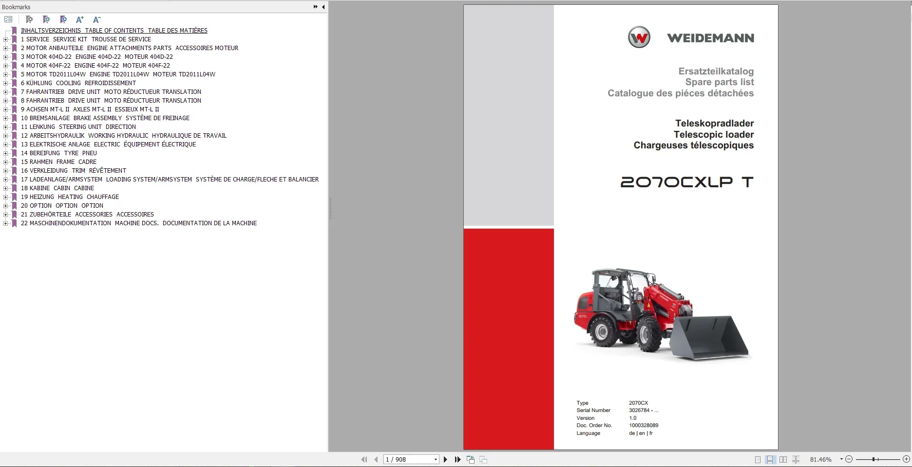 Catalogo dei pezzi di ricambio - Heavy Equipment Software recensione e prezzo